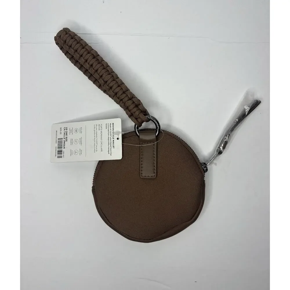 Athleta Revive Circle Wallet Brown